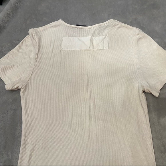 A. Potts tab tee short sleeve rib cream 10905 - Picture 13 of 15
